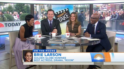 Brie Larson On Incredible Year, Golden Globe Nomination For ‘Room’ | TODAY