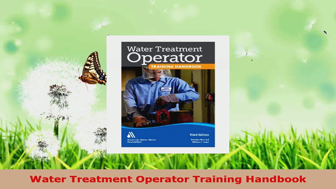 PDF Download  Water Treatment Operator Training Handbook Download Online