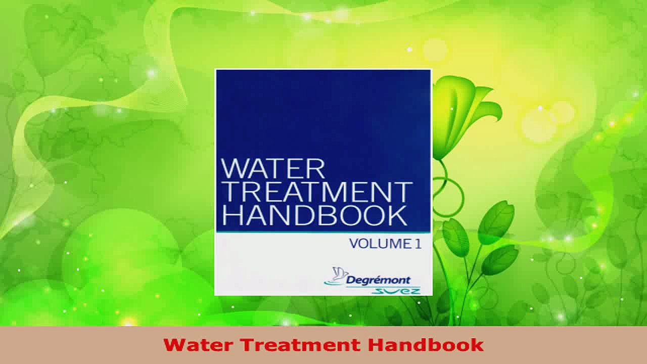PDF Download  Water Treatment Handbook Download Full Ebook