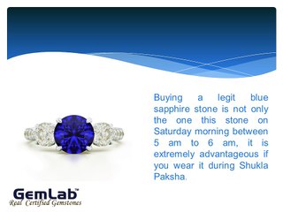How To Wear Natural Blue Sapphire Gemtone