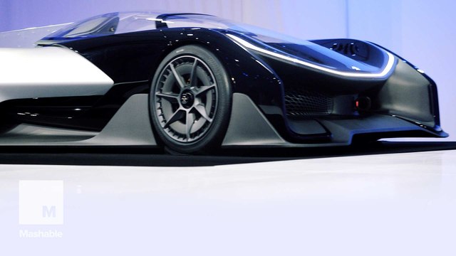 Faraday Future FFZero1 concept car at CES 2016 looks amazing