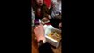 Guy Throws Chicken Nugget In His Friends Mouth