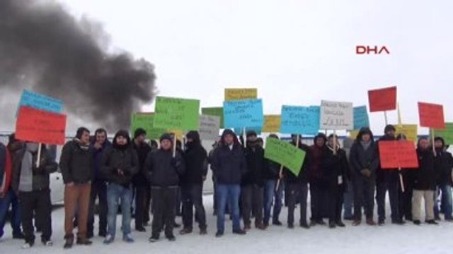 Çorum'da İşten Atılan 62 Taşeron İşçi Eylemde