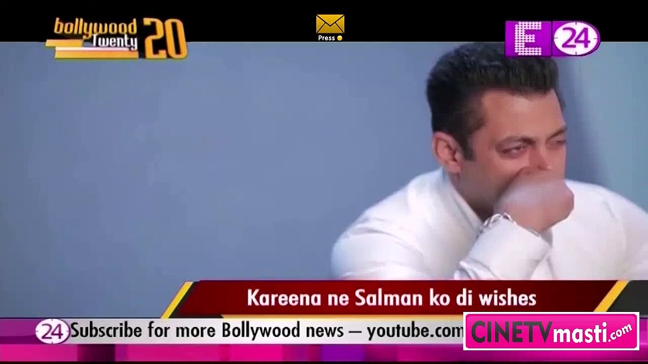 Kareena ne Salman ko di wishes 5th January 2016 cinetvmasti.com