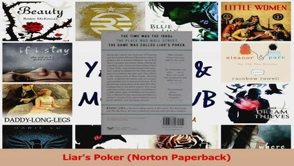 PDF Download  Liars Poker Norton Paperback PDF Full Ebook