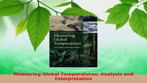 PDF Download  Measuring Global Temperatures Analysis and Interpretation Download Online