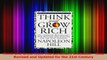 PDF Download  Think and Grow Rich The Landmark Bestseller  Now Revised and Updated for the 21st Read Full Ebook