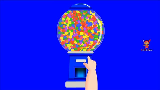 Shapes for Children to Learn with Gumball Machine Shapes for Kids to Learn Kids Learning V