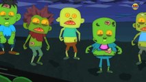 Five little Zombies | Nursery Rhymes for Baby | Halloween Rhymes for Kids