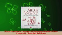 PDF Download  Siete Maestros Taoistas Coleccion Relatos Neo Person Spanish Edition Read Full Ebook