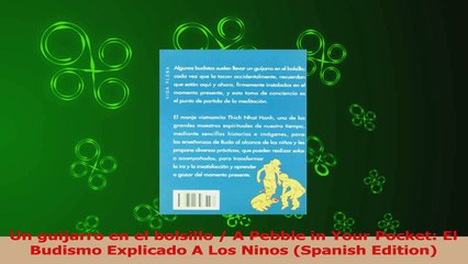 PDF Download  Un guijarro en el bolsillo  A Pebble in Your Pocket El Budismo Explicado A Los Ninos PDF Online
