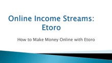 eToro : Make Money Easily - The Secret Revealed