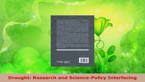 PDF Download  Drought Research and SciencePolicy Interfacing PDF Online
