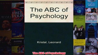 The ABC of Psychology