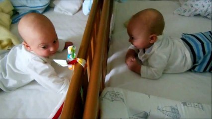 Twin Babies talking for the first time