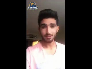 I am thankful to ARY Karachi Kings for selecting me