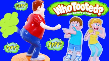 Who Tooted? Kids Board Game Challenge & Family Fun Night with Spiderman, TMNT & DisneyCarToys