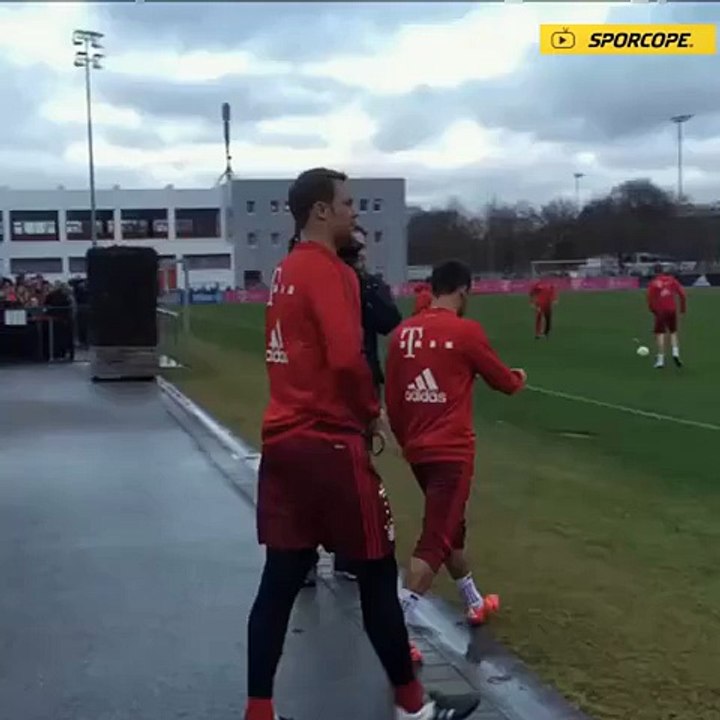 Neuer idmana bakın nasıl çıkıyor?