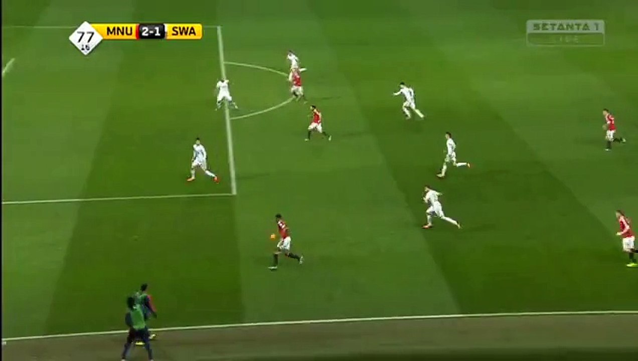 Wayne Rooney Manchester United 2-1 Swansea