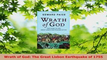 PDF Download  Wrath of God The Great Lisbon Earthquake of 1755 PDF Online