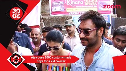 Ajay Devgan buys 2000 custom-made toys for a kid co-star - Bollywood News - #TMT