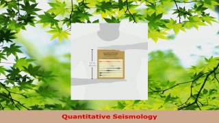 PDF Download  Quantitative Seismology PDF Online