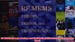 RF MEMS Theory Design and Technology Electrical  Electronics Engr