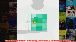 System Dynamics Modeling Analysis Simulation Design