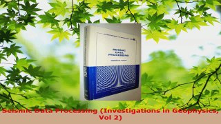 Download  Seismic Data Processing Investigations in Geophysics Vol 2 PDF Free