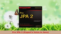 Download  Pro JPA 2 Experts Voice in Java PDF Free
