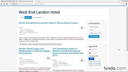 038 Advanced category-blog configuration - Working with Joomla! 3.3