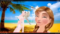 Elsa y Anna de Frozen en Bikini DaDaDa [FROZEN]