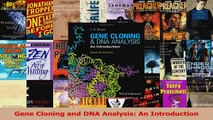 PDF Download  Gene Cloning and DNA Analysis An Introduction PDF Full Ebook