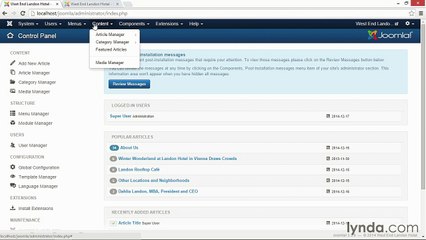 053 Solution - Turning off the homepage heading - Working with Joomla! 3.3