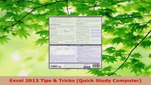 Download  Excel 2013 Tips  Tricks Quick Study Computer PDF Free