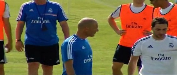 Zidane ilk antrenmanına çıktı!