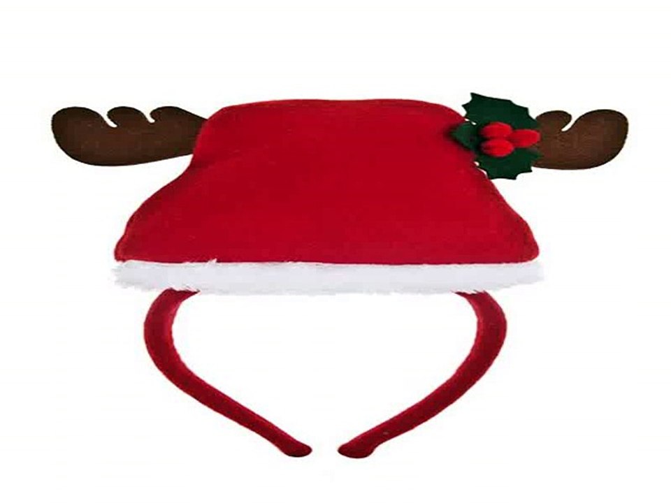Самый популярный подарок на именины - Обруч на голову для взрослых Олень в колпаке в г. Воронеж