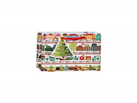 Купил отличный подарок на все случаи жизни - Пакет подарочный новогодний Домики в г. Воронеж