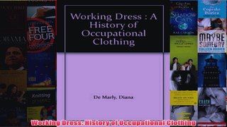 Working Dress History of Occupational Clothing