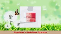 Read  Readings in Database Systems Ebook Free