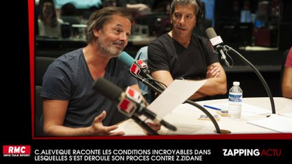 Christophe Alévêque raconte les conditions incroyables dans lesquelles s'est déroulé son procès contre Zinedine Zidane