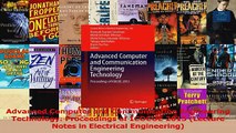 PDF Download  Advanced Computer and Communication Engineering Technology Proceedings of ICOCOE 2015 Read Full Ebook