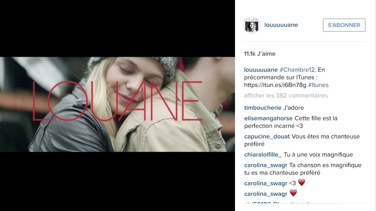 Louane - Spot Instagram