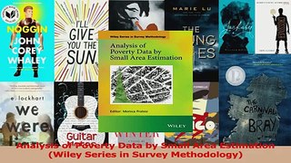 PDF Download  Analysis of Poverty Data by Small Area Estimation Wiley Series in Survey Methodology Read Online