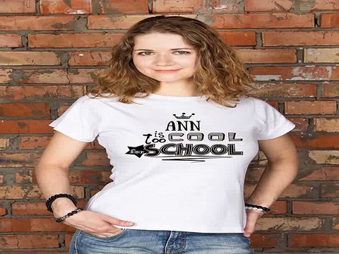 Самый популярный подарок на именины - Футболка женская с вашим текстом Too cool for school в г. Саратов