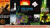 PDF Download  Gene Cloning and DNA Analysis An Introduction Read Full Ebook