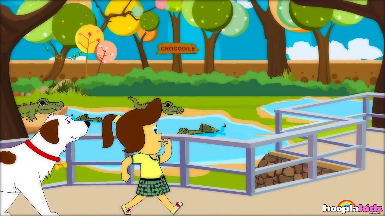 The Zoo Song | Were Going to the Zoo Nursery Rhymes by Hooplakidz