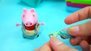 TOY peppa pig playdough toys new Play Doh Creation playset, play doh videos peppa pig