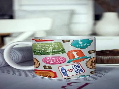 Наконец-то!Купил подарок на день рождения - Кружка с вашим текстом Желаю тебе много путешествий! в г. Сургут