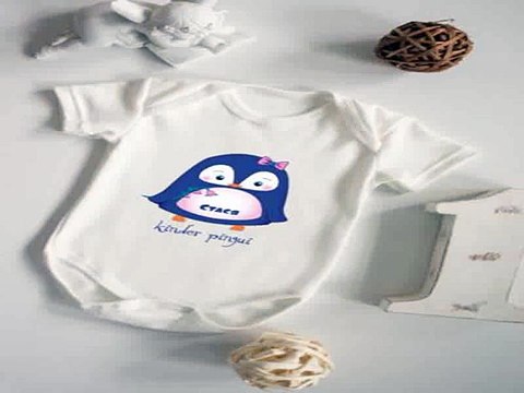 Самый лучший подарок на именины - Боди для малыша с вашим текстом Малышка пингвин в г. Тюмень